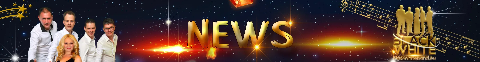 News - Black and white Band